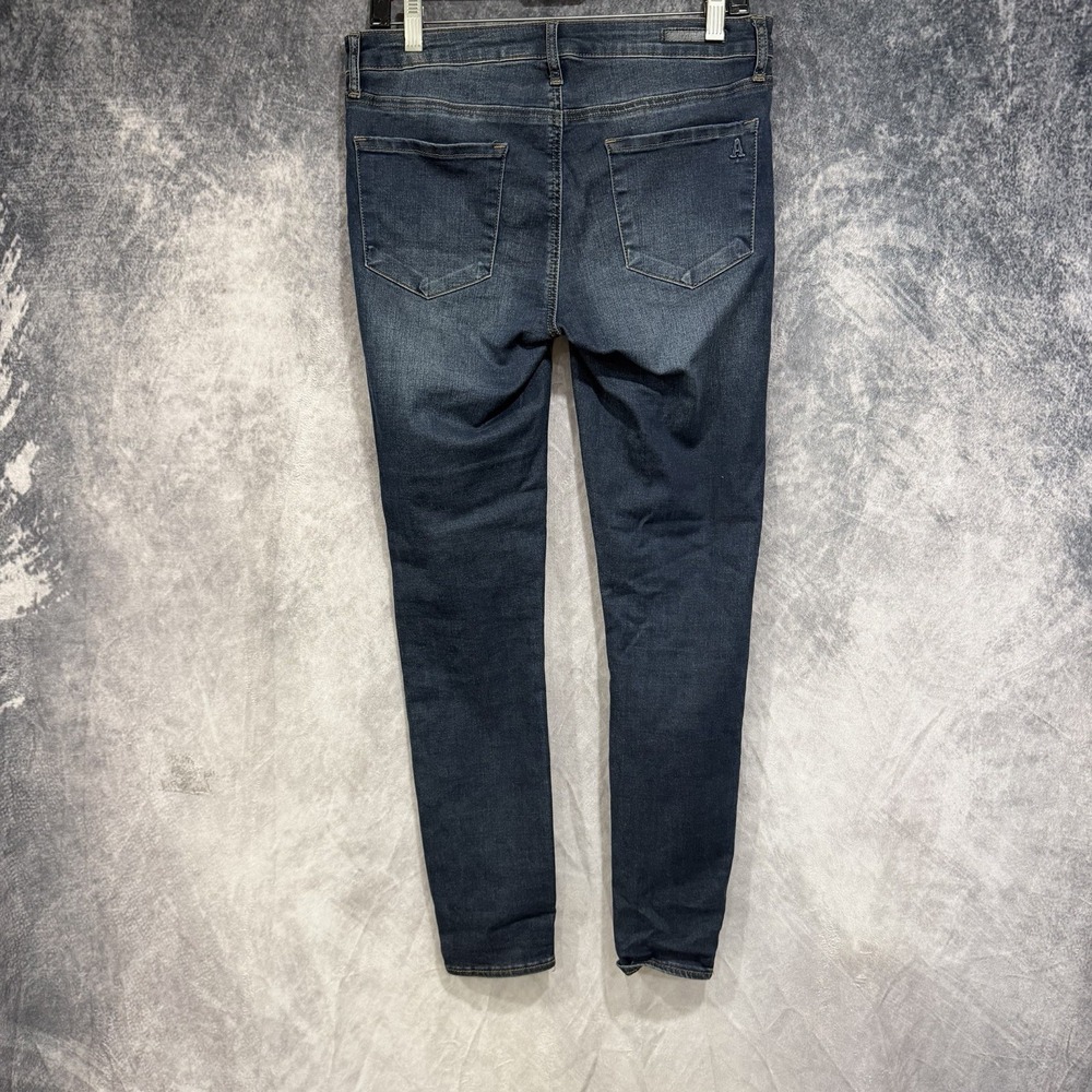 Articles Of Society Jeans Lana Skinny Stretch Dark Wash Mid Rise Size 28 Blue